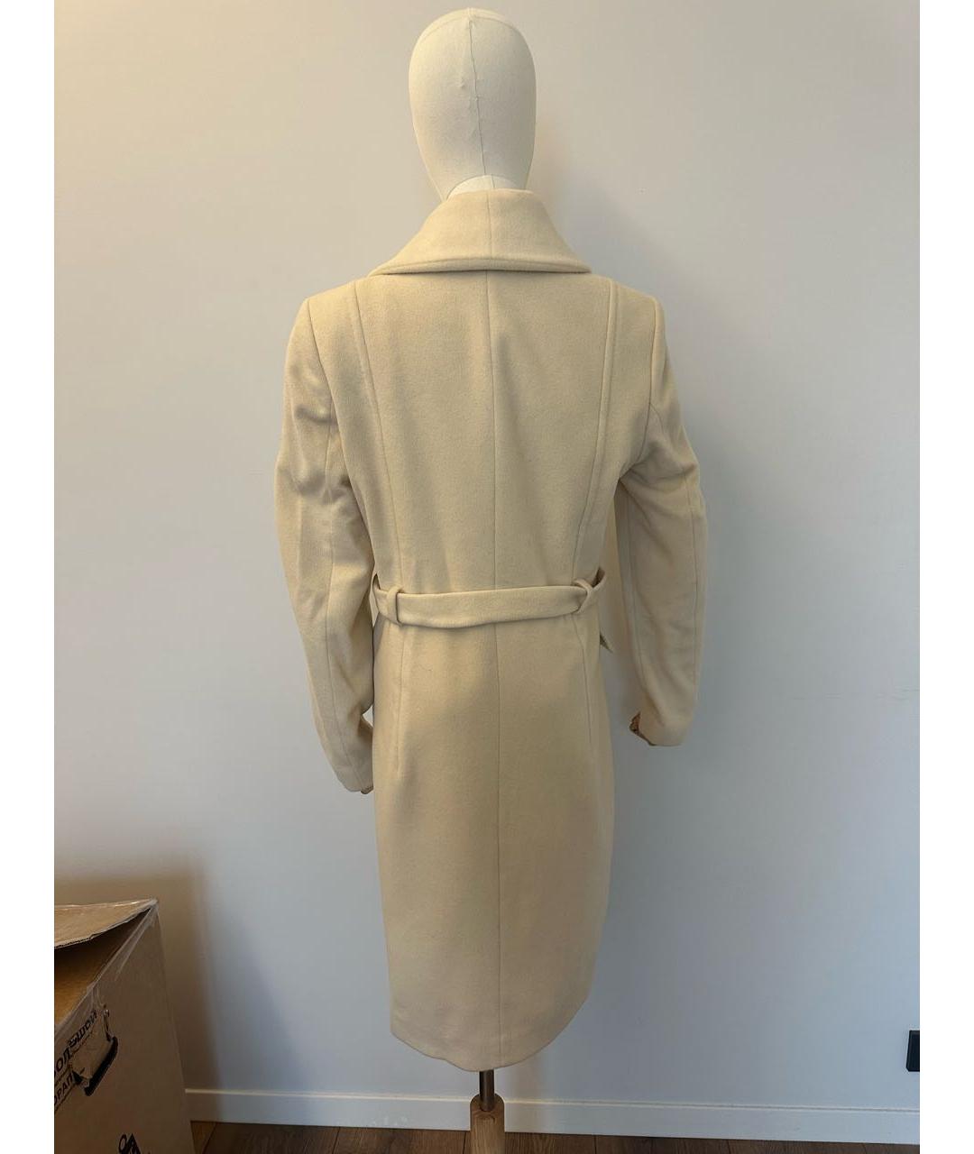 HUGO BOSS Бежевое шерстяное пальто, фото 2