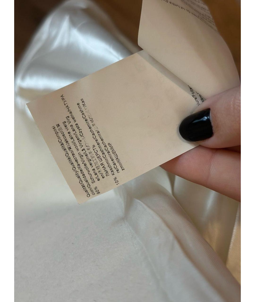 HUGO BOSS Бежевое шерстяное пальто, фото 7