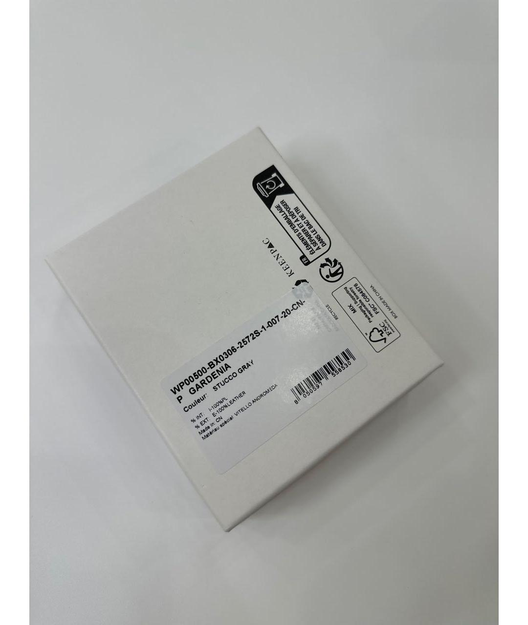 FURLA Серый кожаный кошелек, фото 7