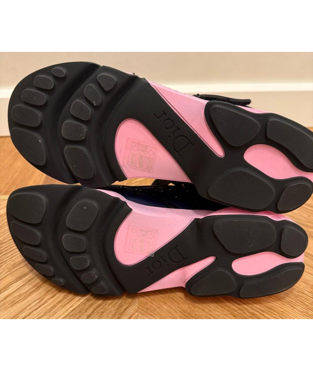 CHRISTIAN DIOR Синие текстильные кроссовки, фото 4