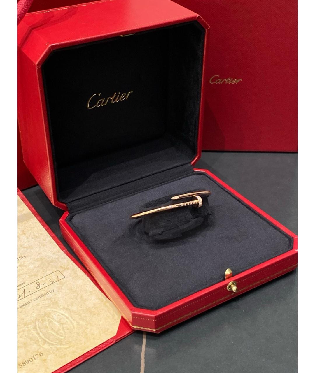 CARTIER Золотой браслет из розового золота, фото 4