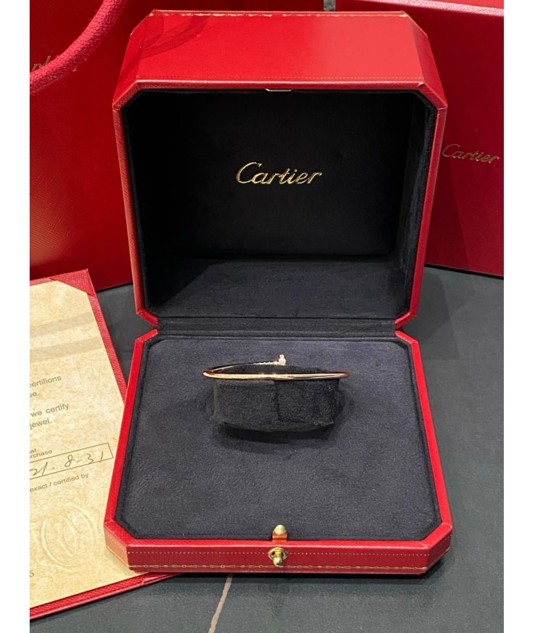 CARTIER Золотой браслет из розового золота, фото 6