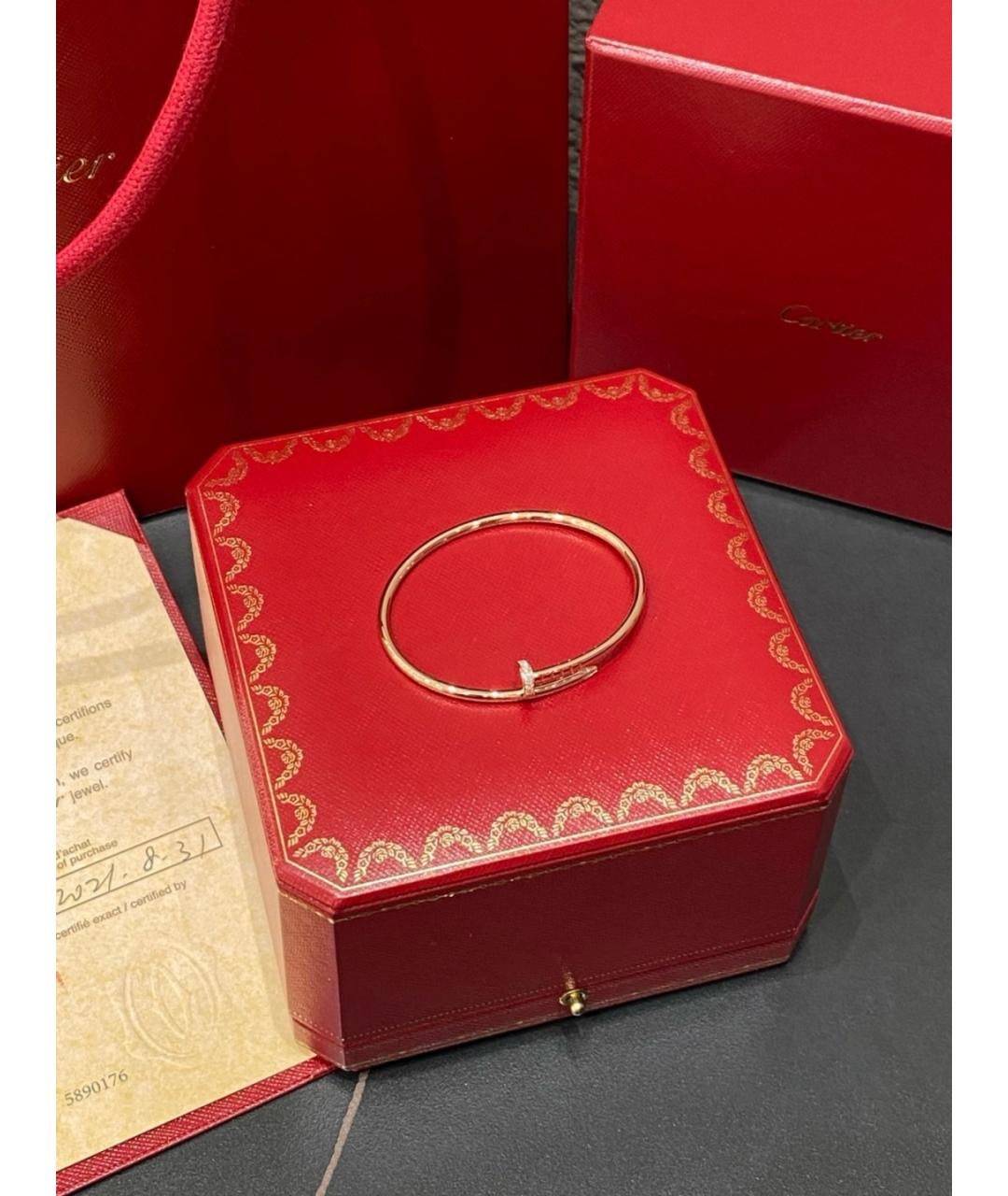 CARTIER Золотой браслет из розового золота, фото 7