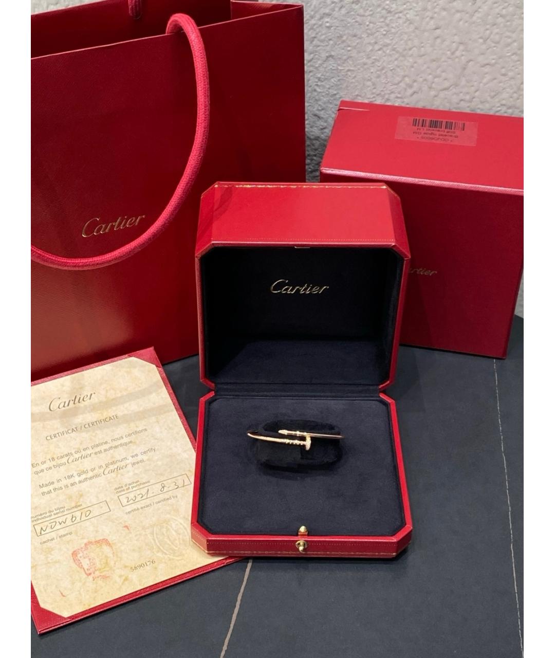 CARTIER Золотой браслет из розового золота, фото 2