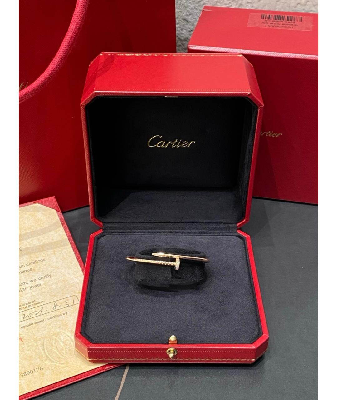 CARTIER Золотой браслет из розового золота, фото 3