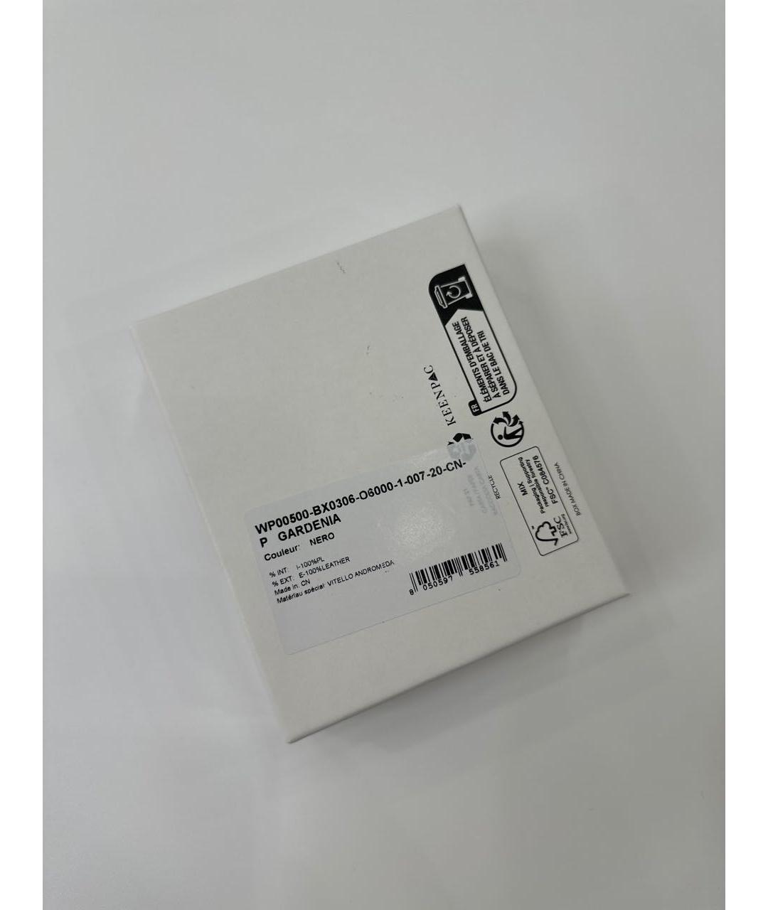 FURLA Черный кожаный кошелек, фото 7