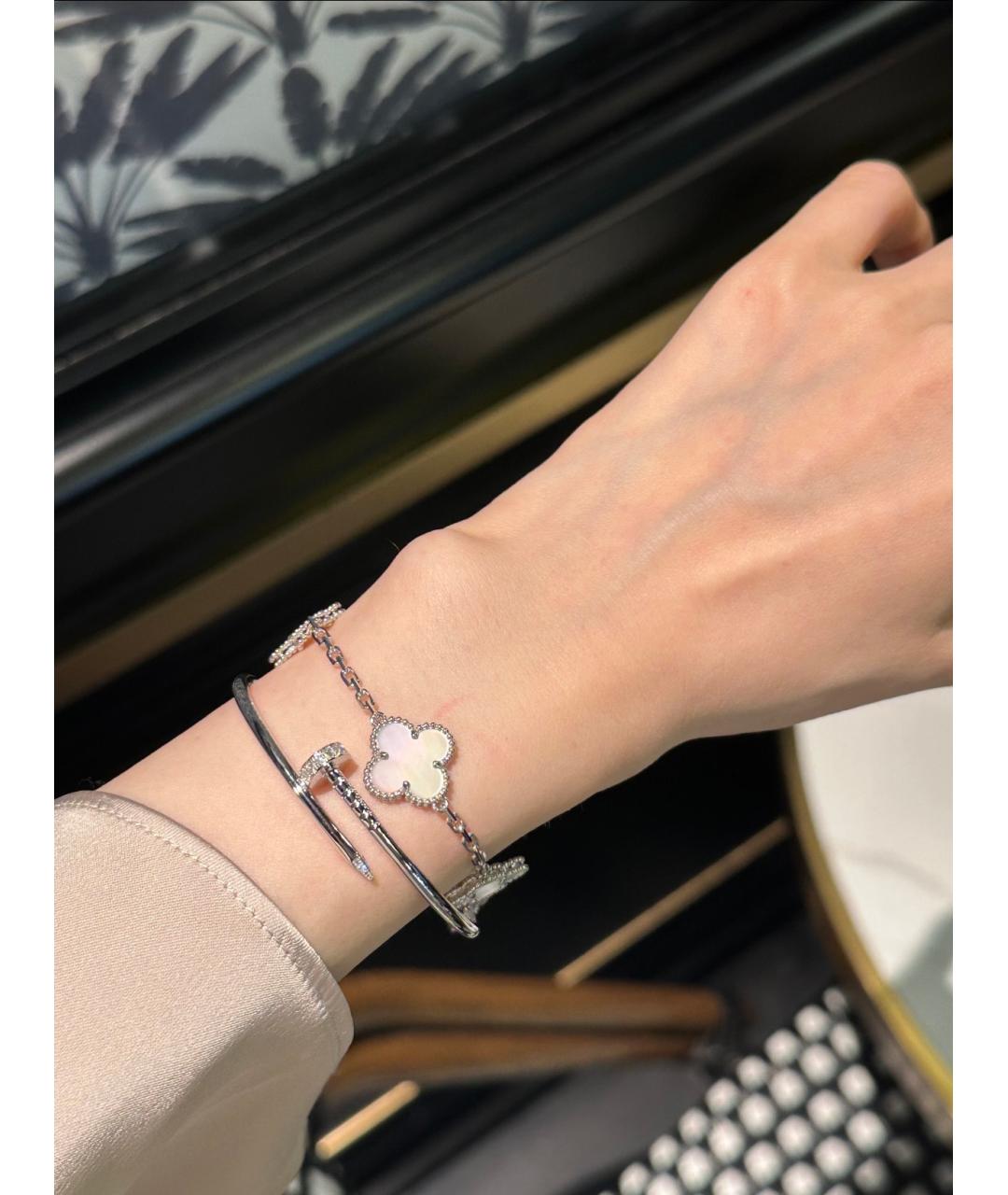 CARTIER Серебрянный браслет из белого золота, фото 7