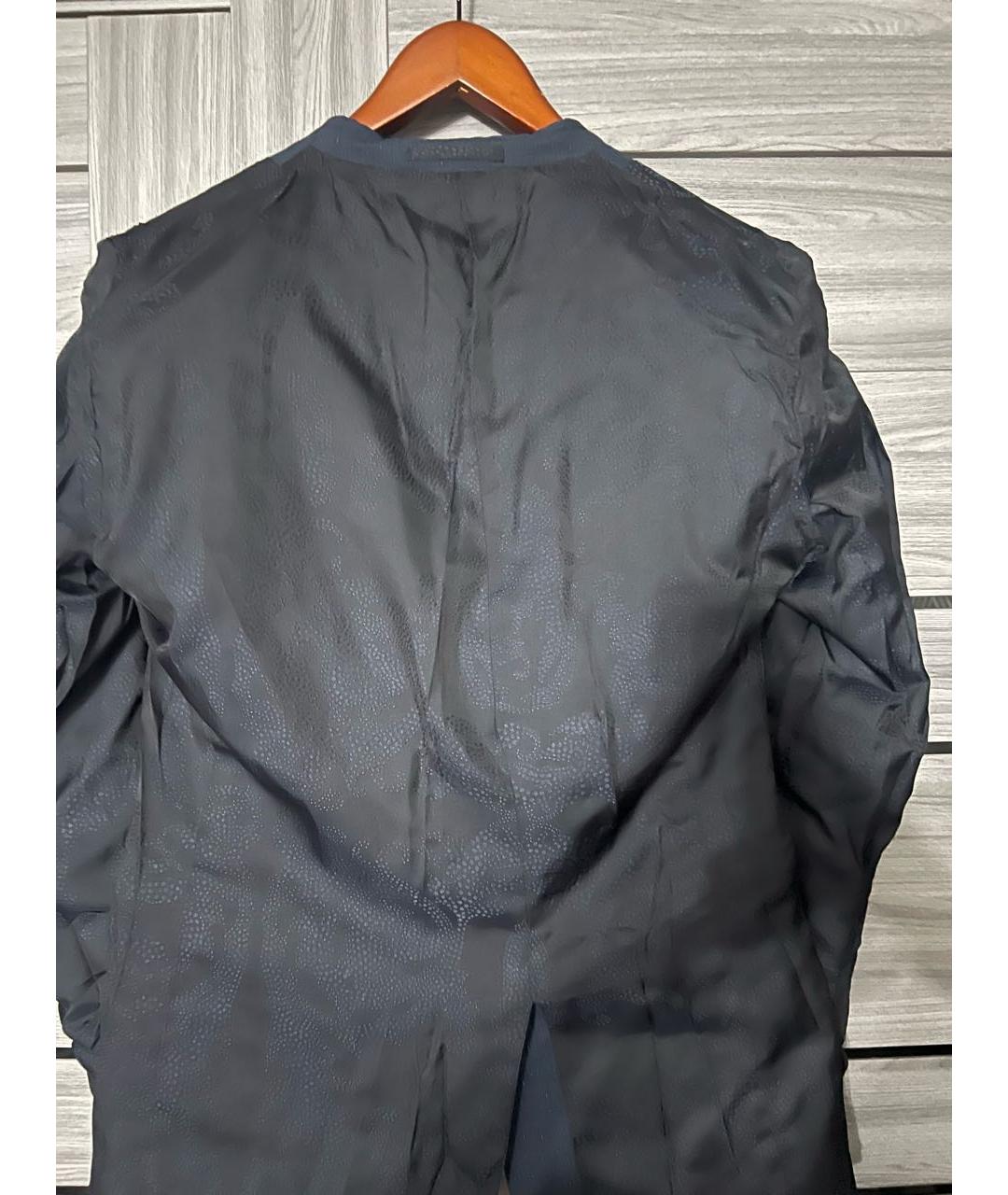 VERSACE COLLECTION Темно-синий жакет/пиджак, фото 3