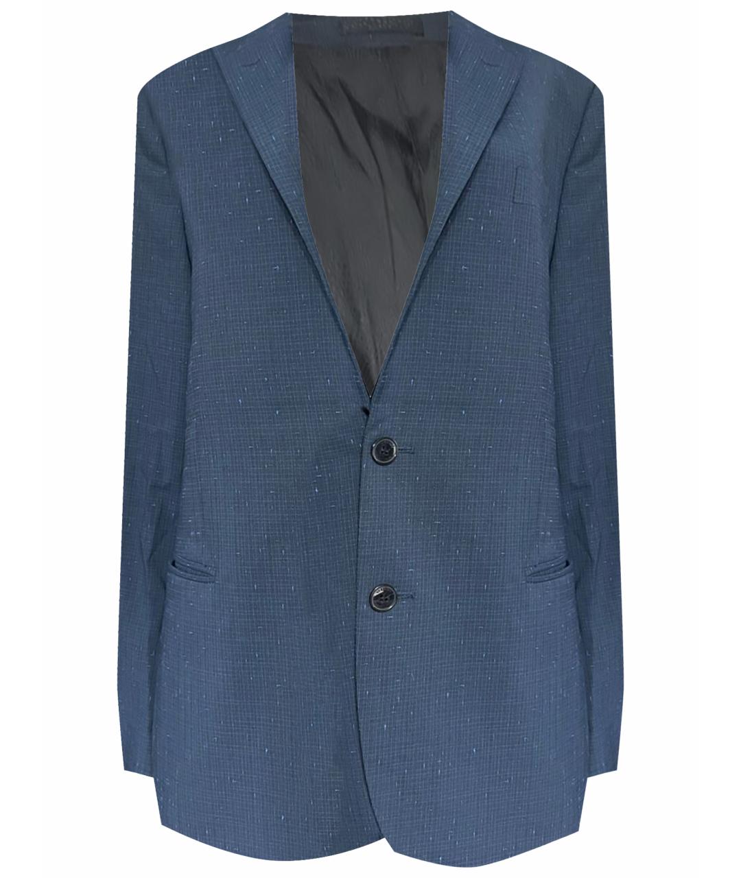 VERSACE COLLECTION Темно-синий жакет/пиджак, фото 9