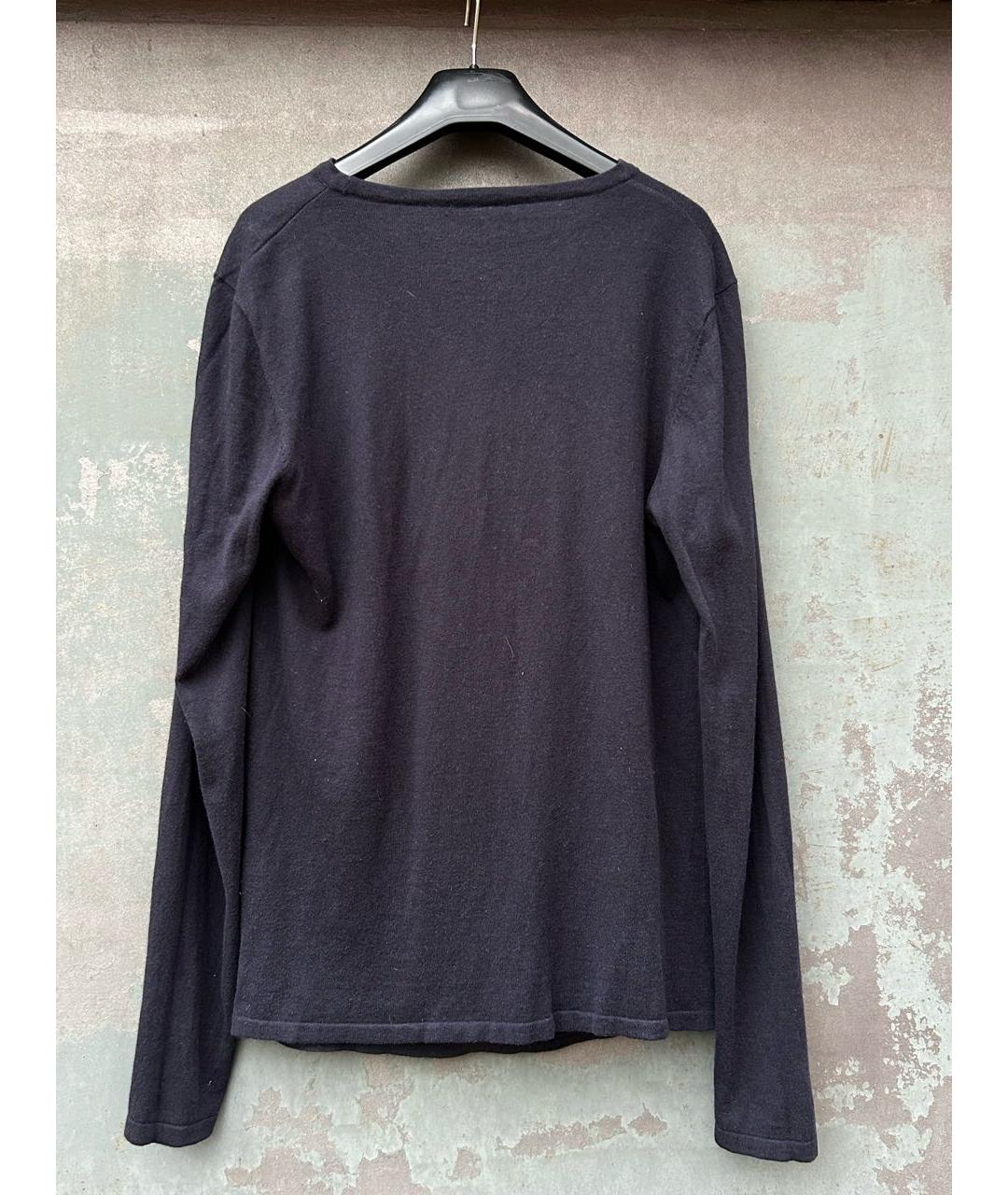 COS Темно-синий кашемировый джемпер / свитер, фото 6