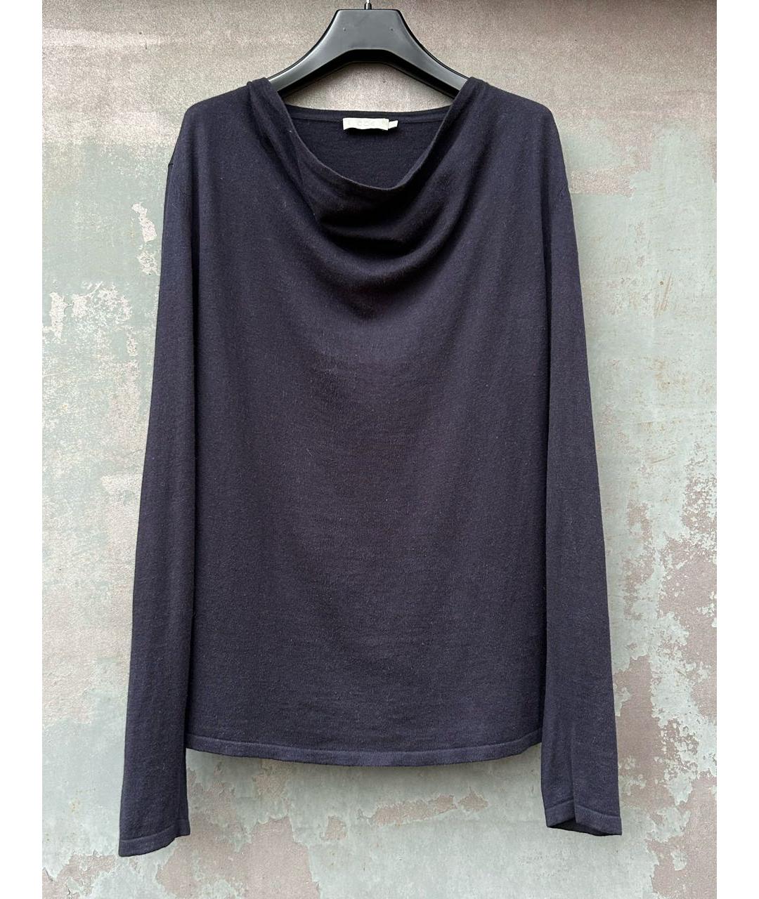 COS Темно-синий кашемировый джемпер / свитер, фото 7