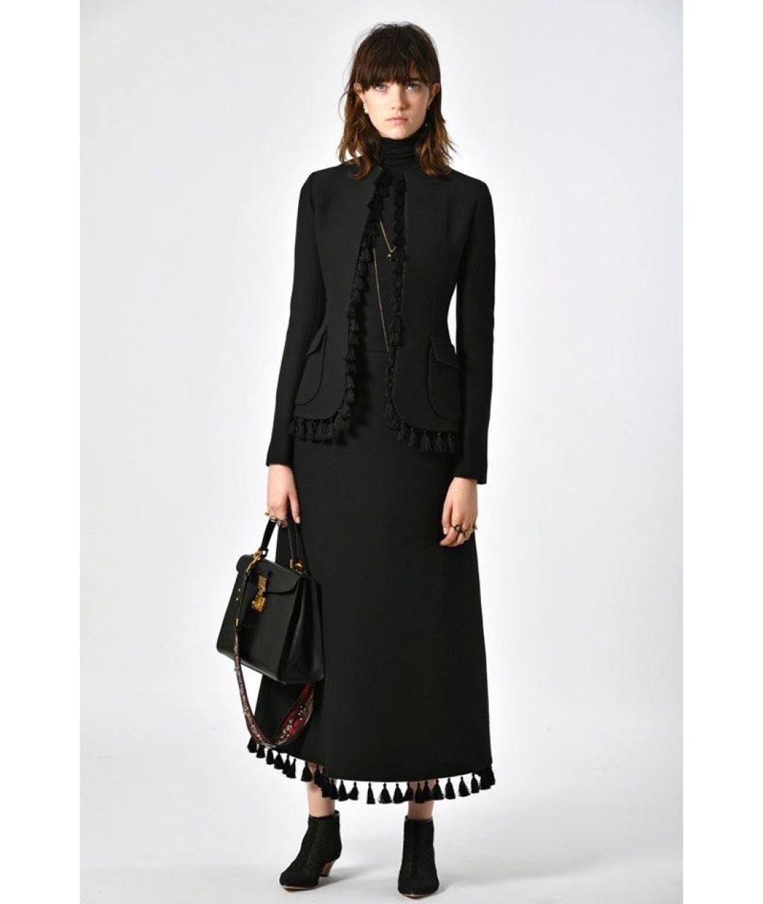 CHRISTIAN DIOR Черный жакет/пиджак, фото 4