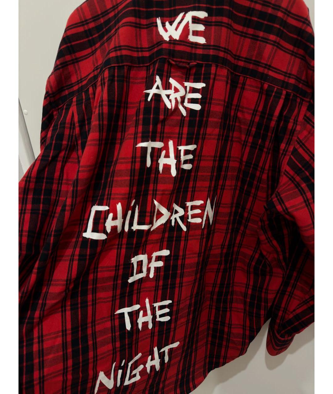 VETEMENTS Красная хлопковая рубашка, фото 5