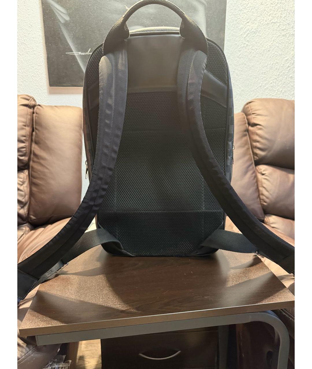 LOUIS VUITTON Антрацитовый рюкзак, фото 6