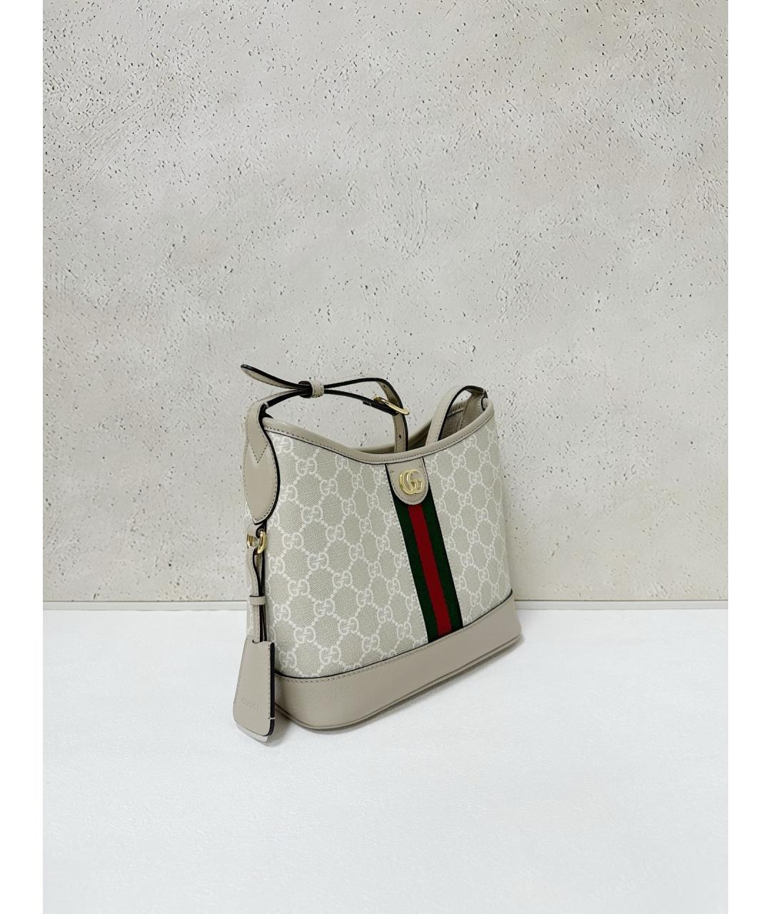 GUCCI Белая сумка через плечо, фото 4