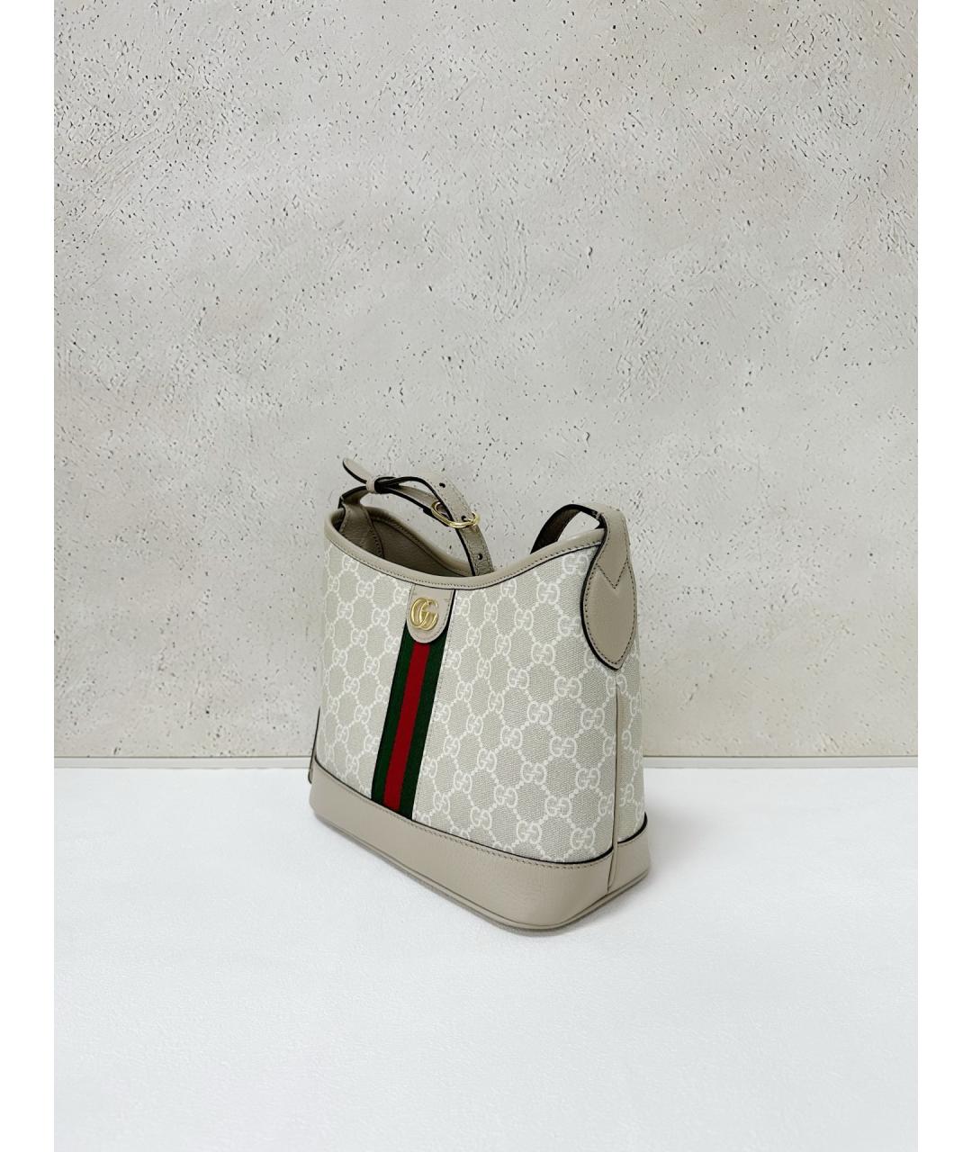 GUCCI Белая сумка через плечо, фото 3