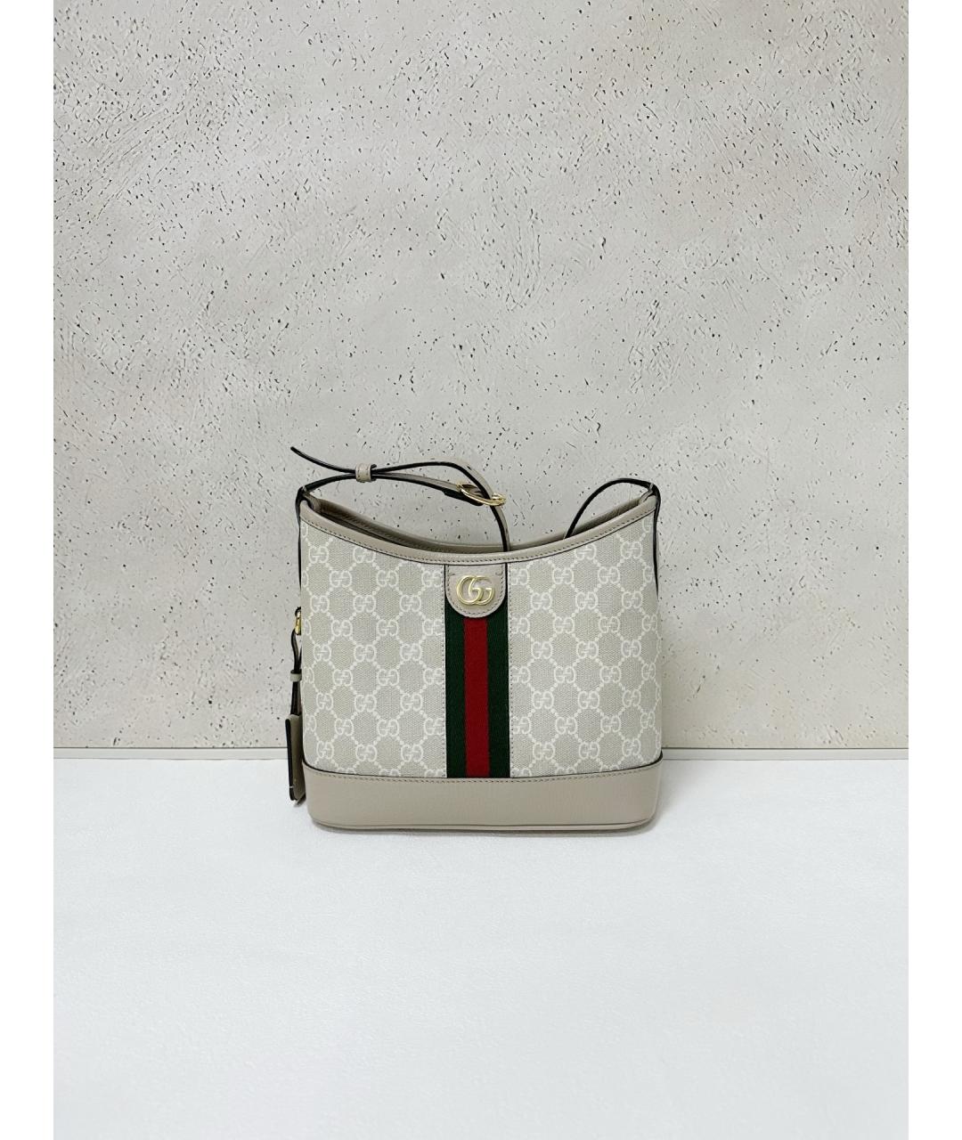 GUCCI Белая сумка через плечо, фото 7