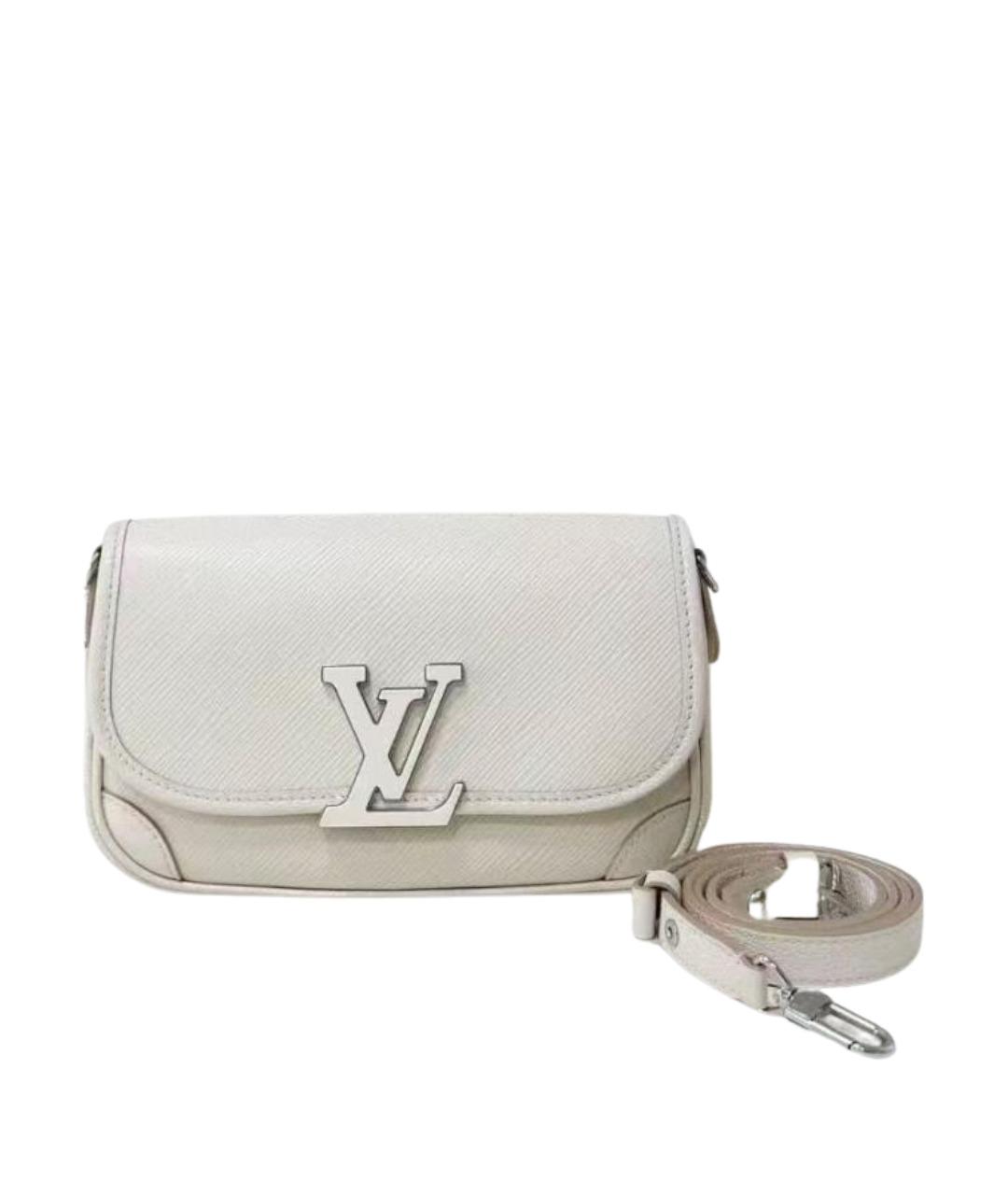 LOUIS VUITTON Бежевая кожаная сумка через плечо, фото 1