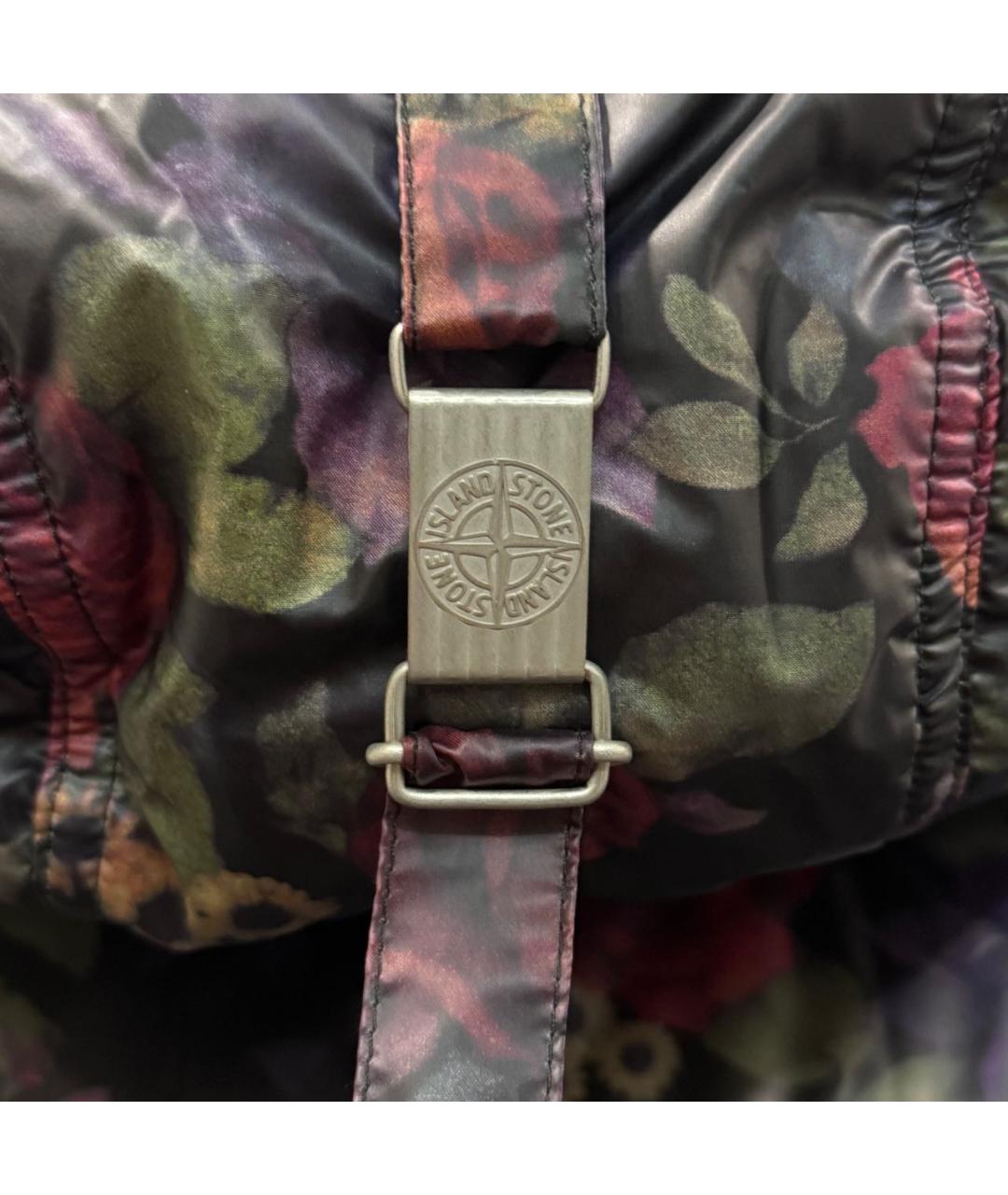 STONE ISLAND Черный пуховик, фото 6