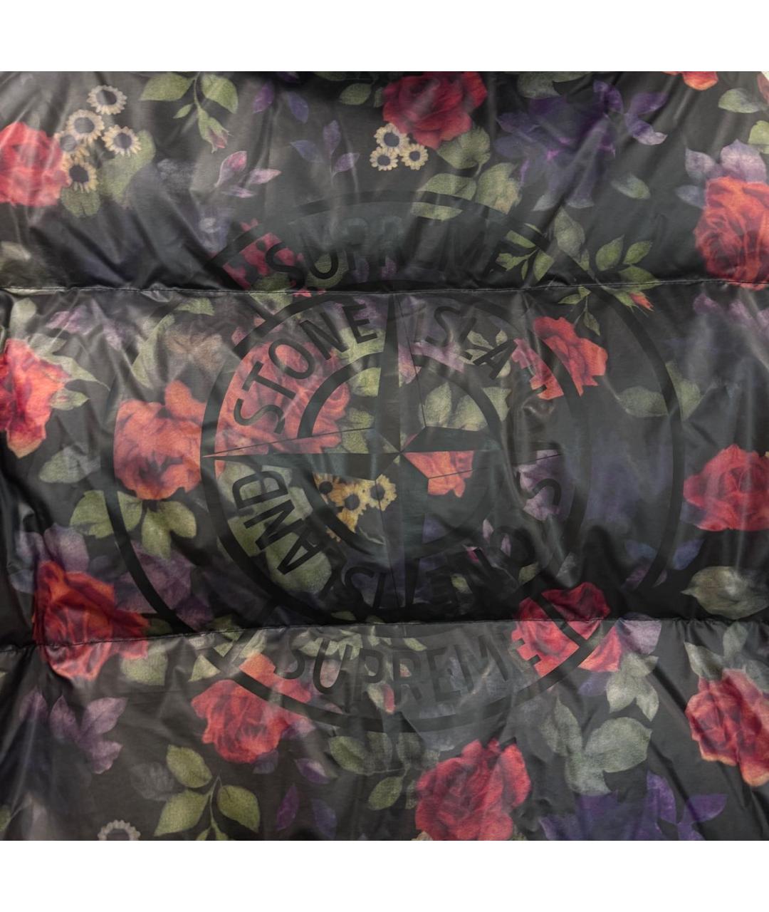 STONE ISLAND Черный пуховик, фото 5