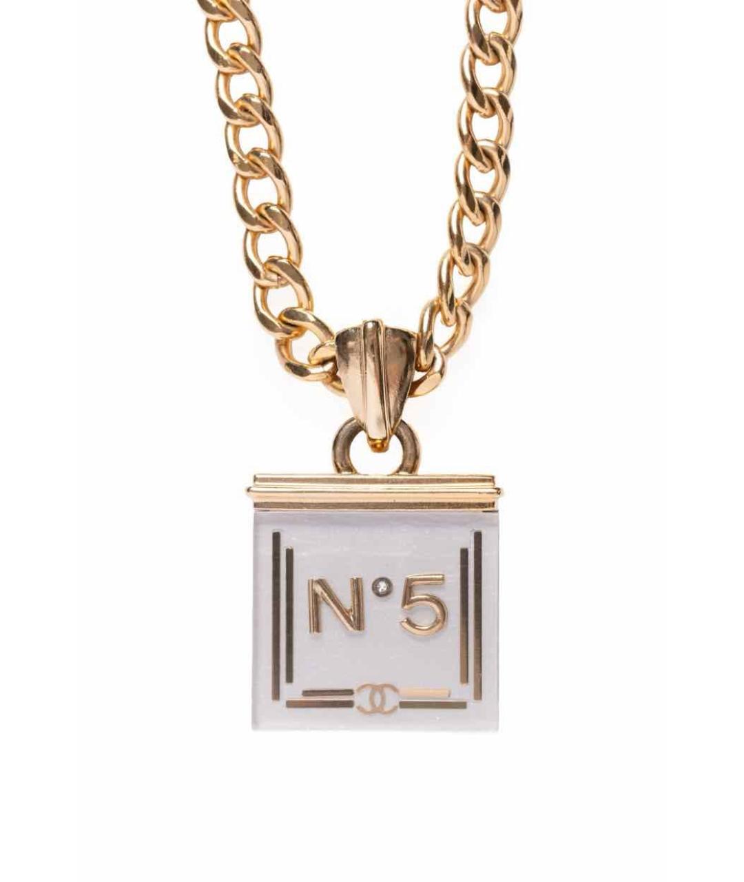 CHANEL Черная металлическая подвеска, фото 2