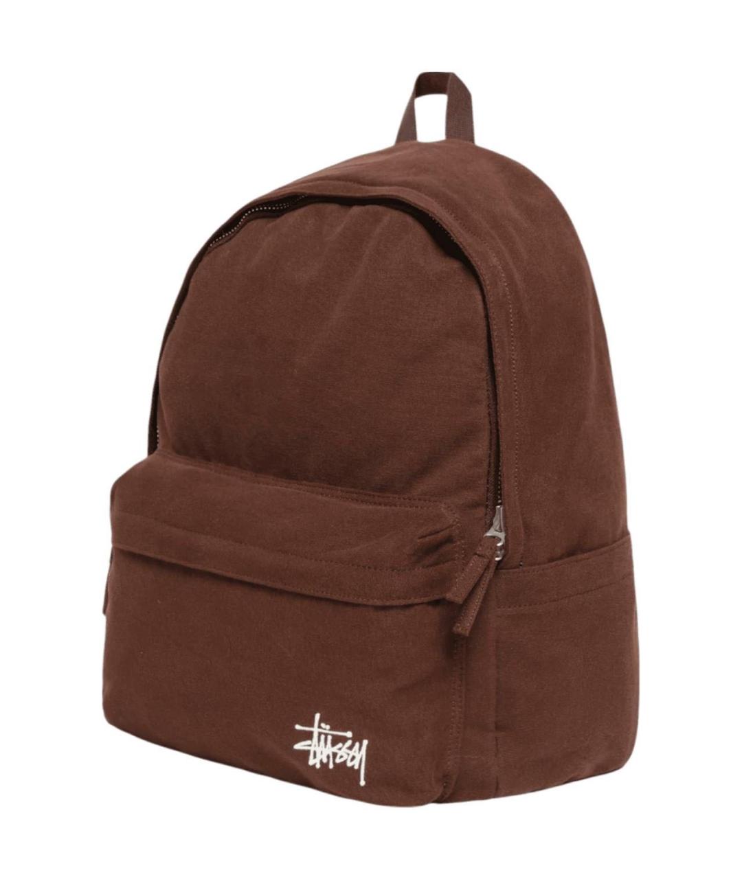STUSSY Коричневый тканевый рюкзак, фото 3