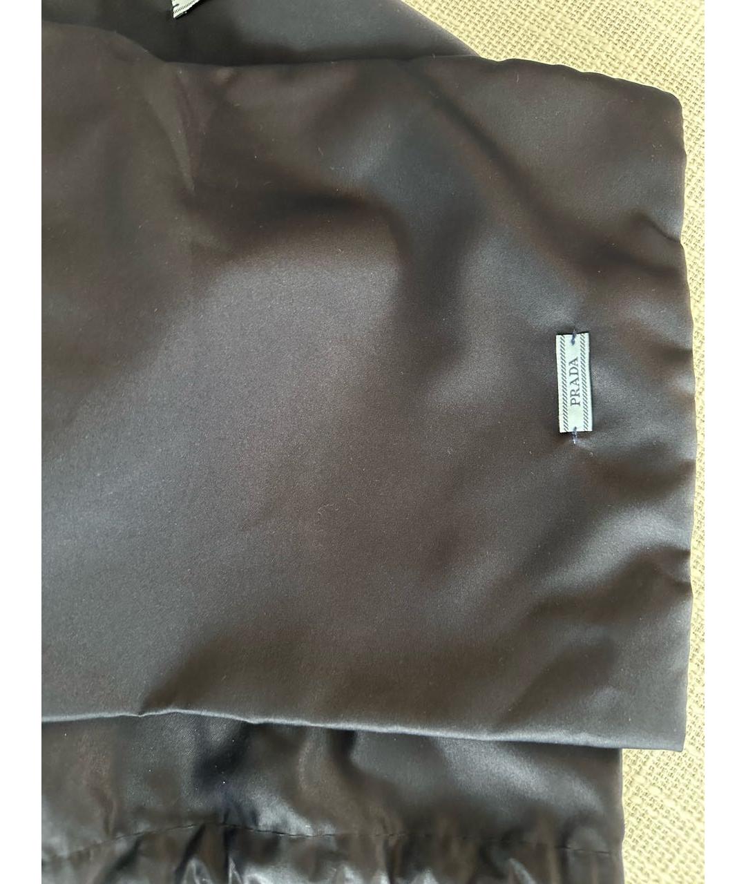 PRADA Черные текстильные ботинки, фото 8