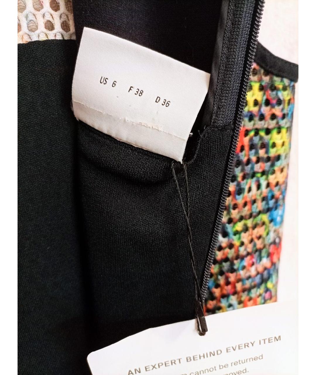 AKRIS Мульти вискозное коктейльное платье, фото 7