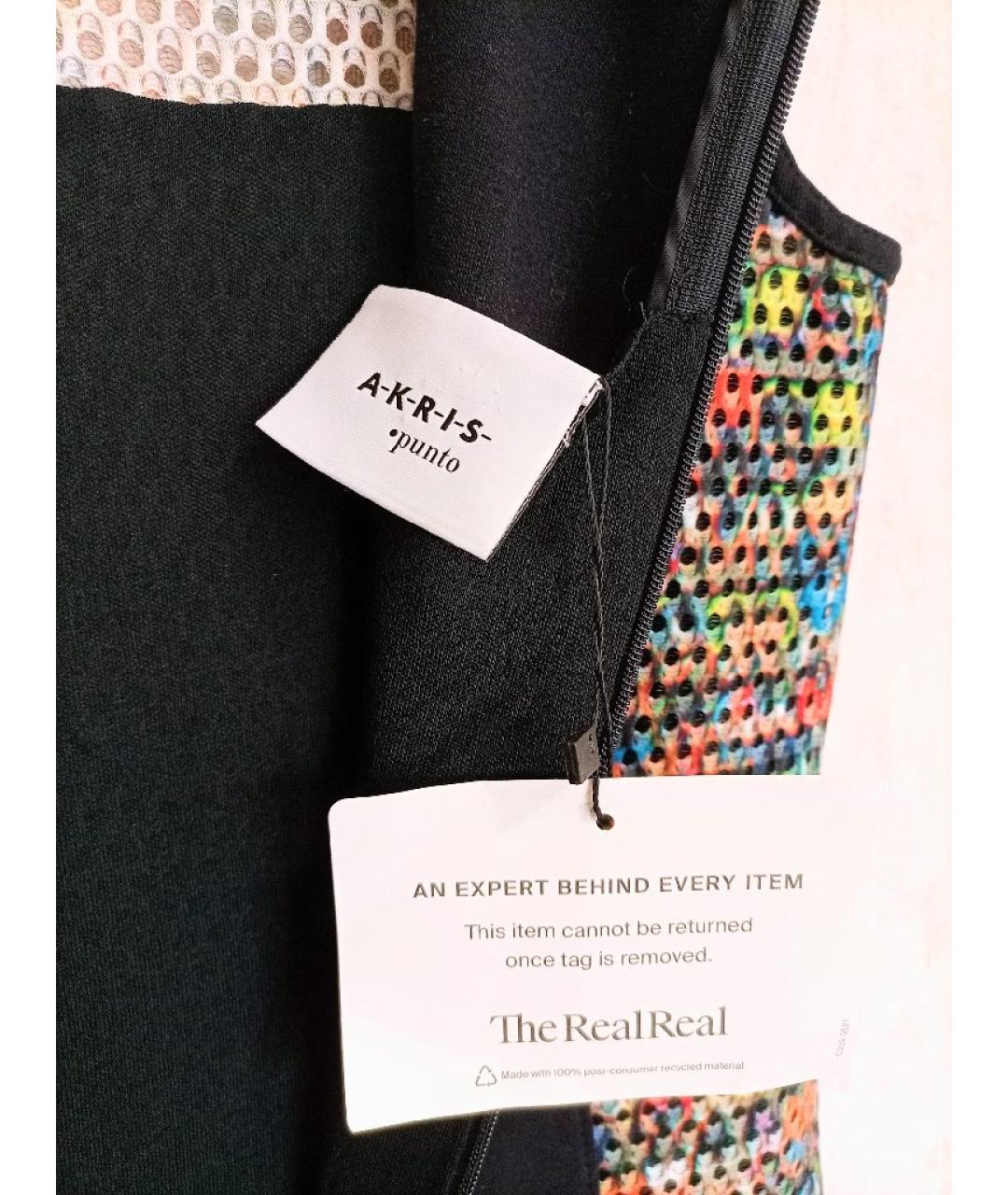 AKRIS Мульти вискозное коктейльное платье, фото 6