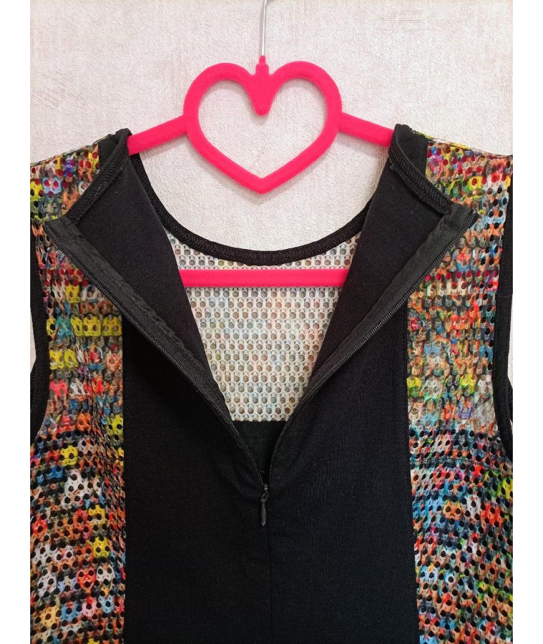 AKRIS Мульти вискозное коктейльное платье, фото 3