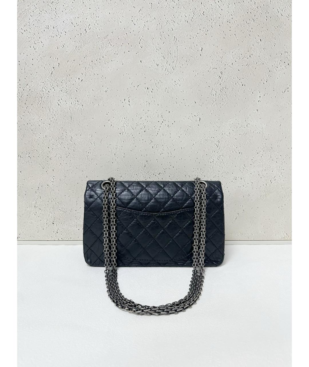 CHANEL Черная кожаная сумка через плечо, фото 2