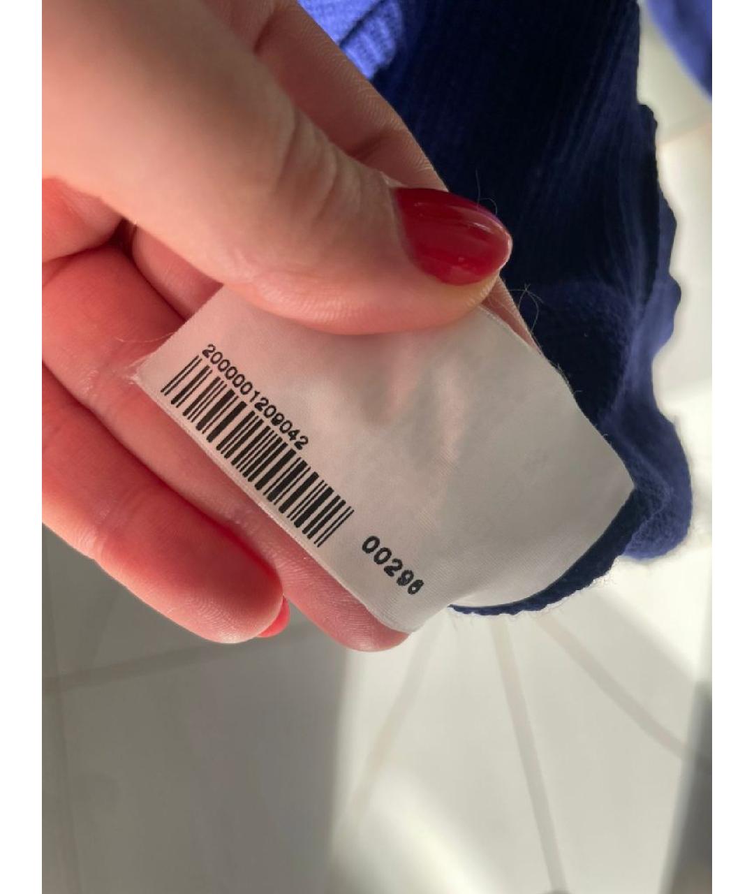 VERSACE Синий джемпер / свитер, фото 5