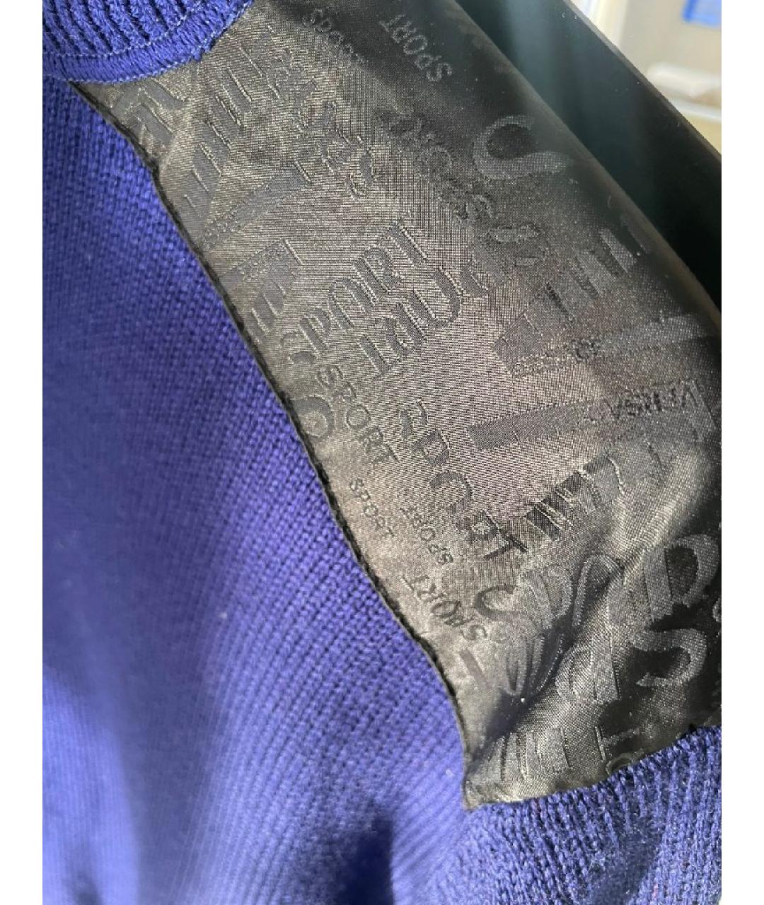 VERSACE Синий джемпер / свитер, фото 4