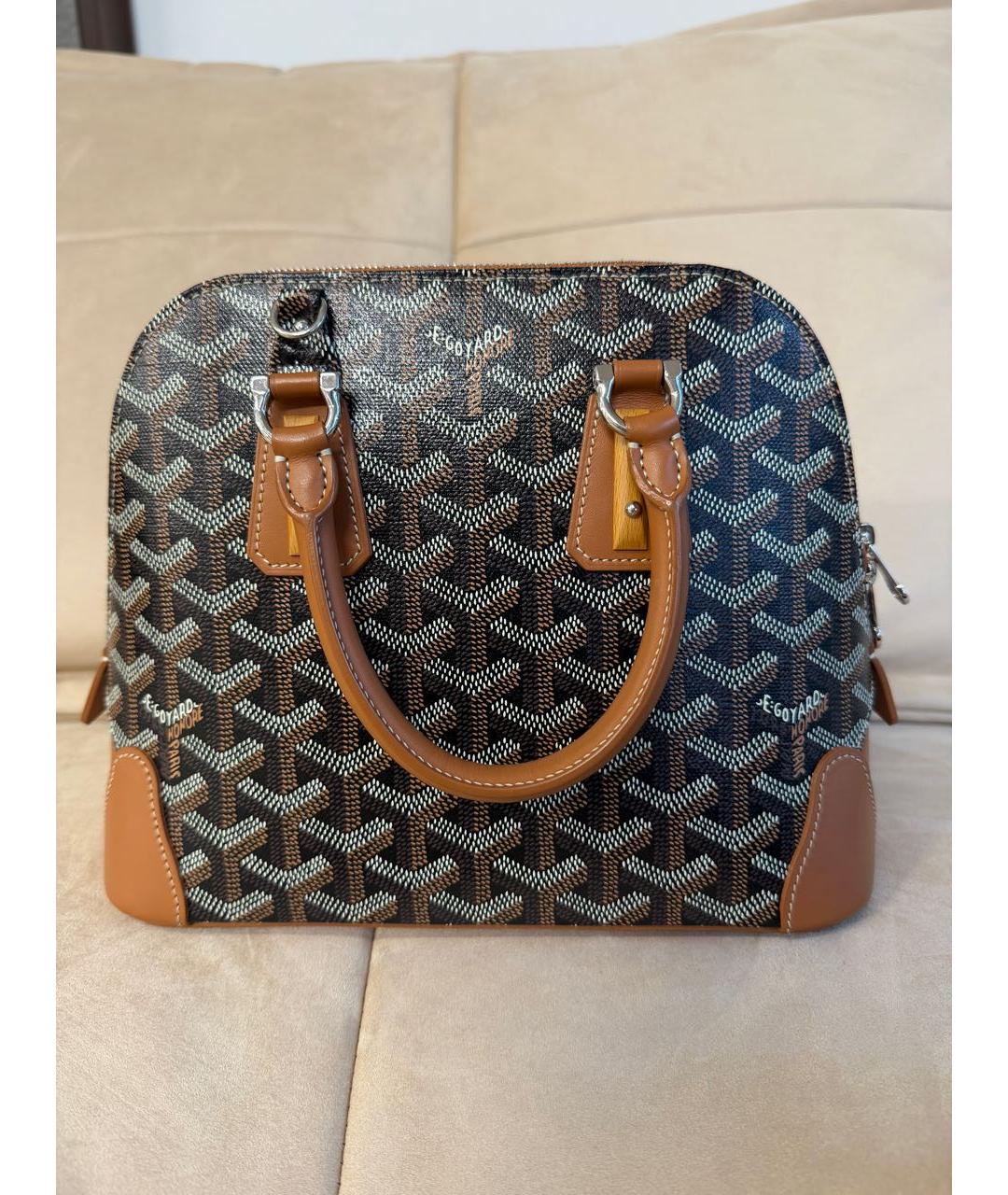 GOYARD Коричневая сумка тоут, фото 3