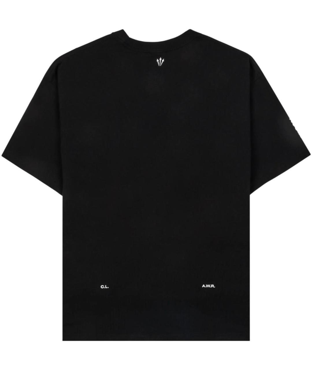 NIKE Черная хлопковая футболка, фото 2