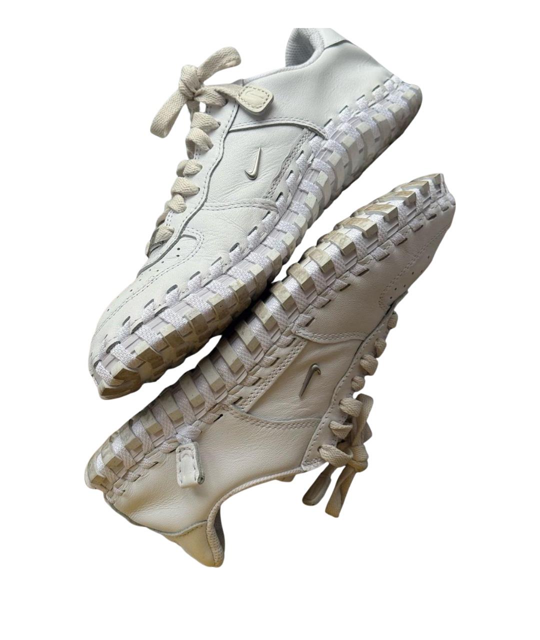 JACQUEMUS Белые кожаные кроссовки, фото 7