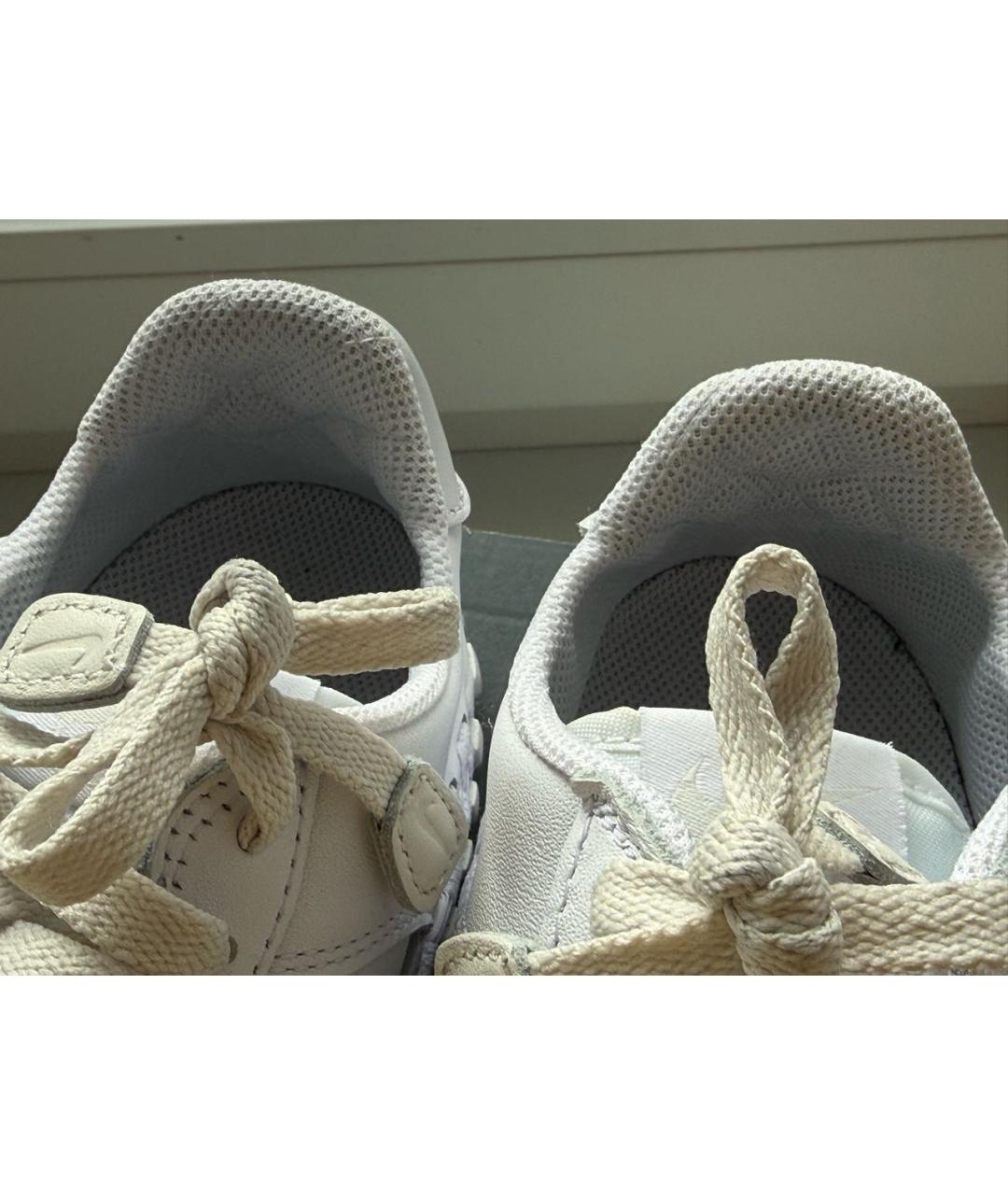 JACQUEMUS Белые кожаные кроссовки, фото 4