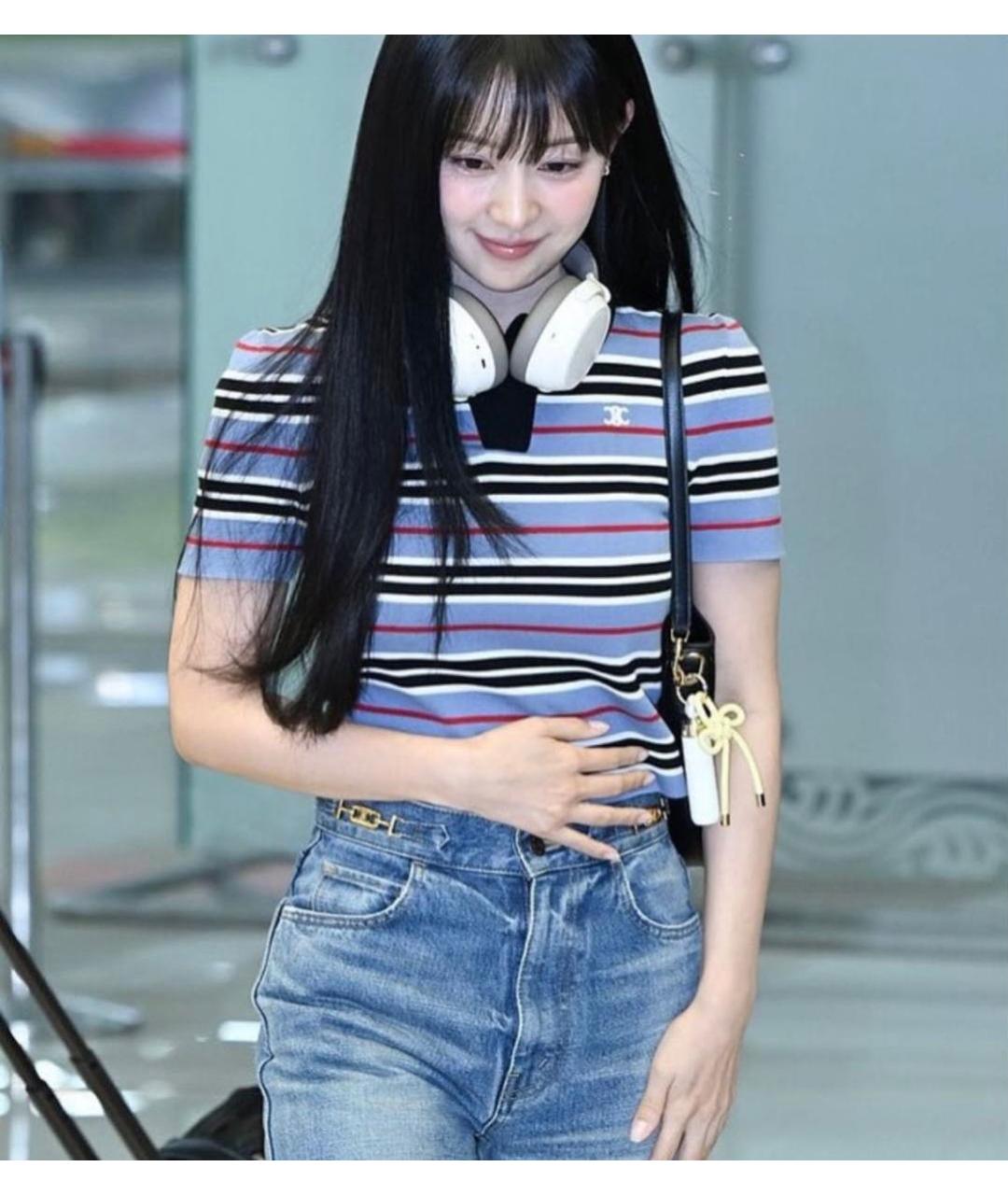 CELINE Мульти хлопковая футболка, фото 3