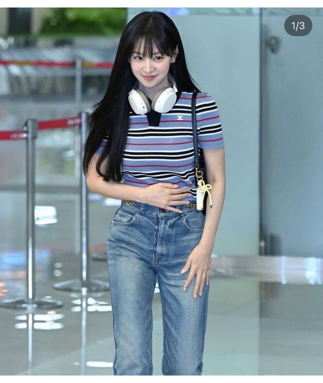 CELINE Мульти хлопковая футболка, фото 2