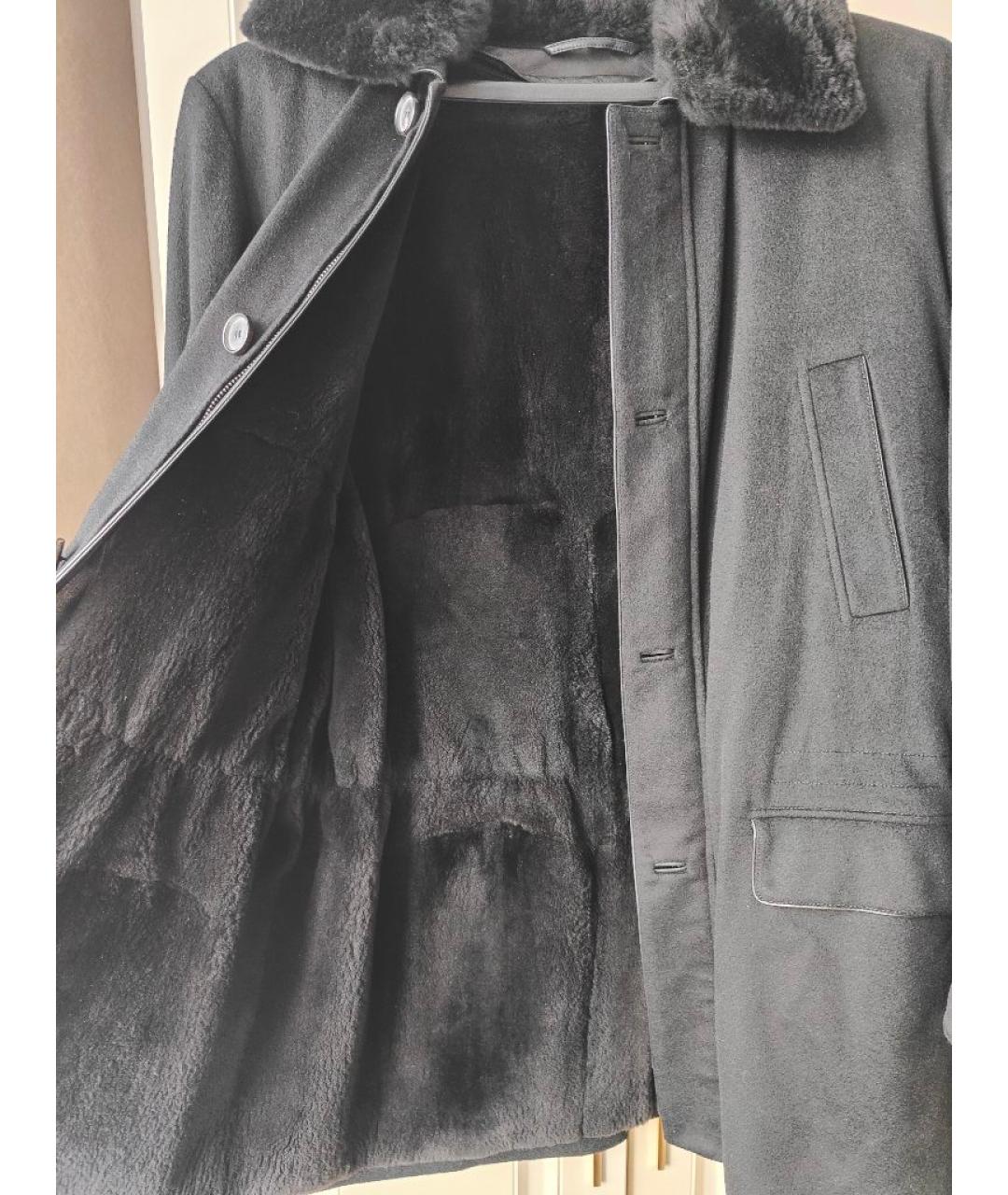 BRIONI Черное кашемировое пальто, фото 7
