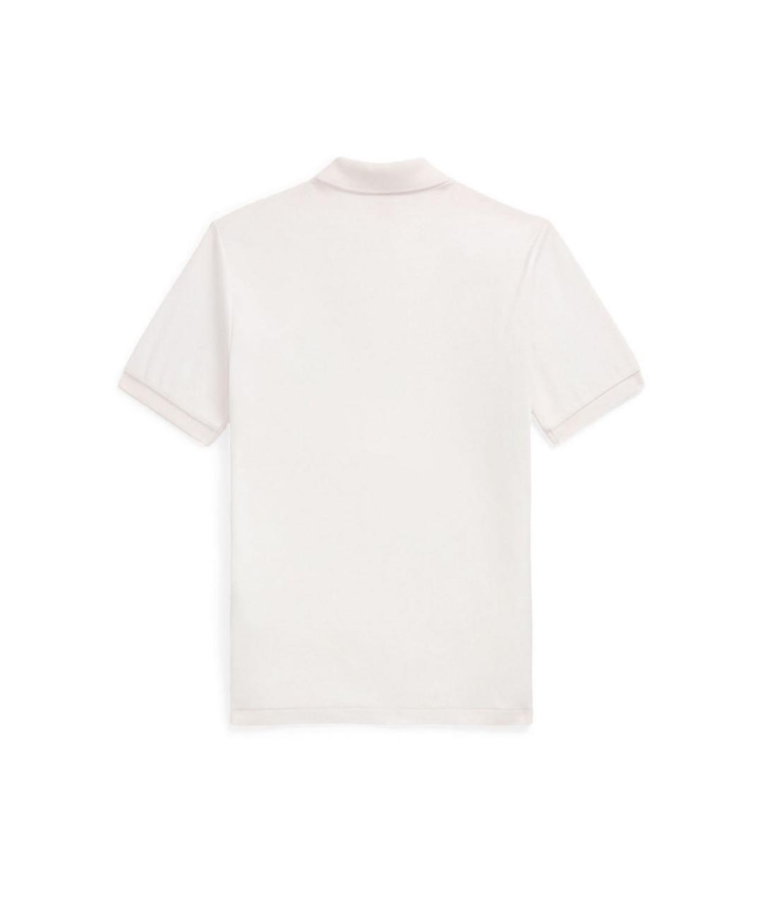 POLO RALPH LAUREN Белая хлопковая детская футболка, фото 2