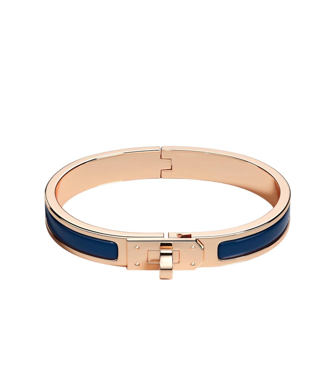 HERMES Синий металлический браслет, фото 1
