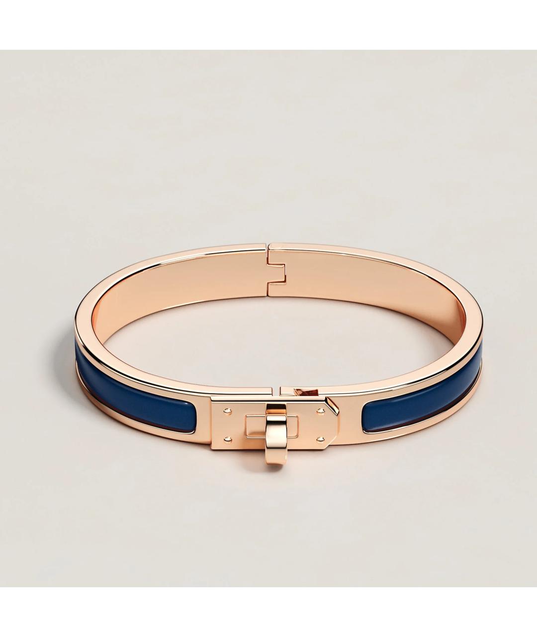 HERMES Синий металлический браслет, фото 2