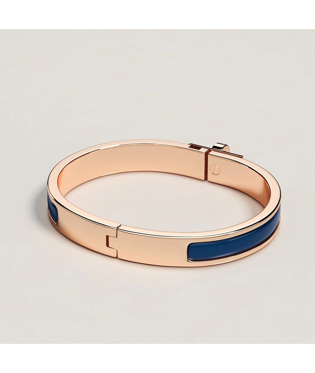 HERMES Синий металлический браслет, фото 3