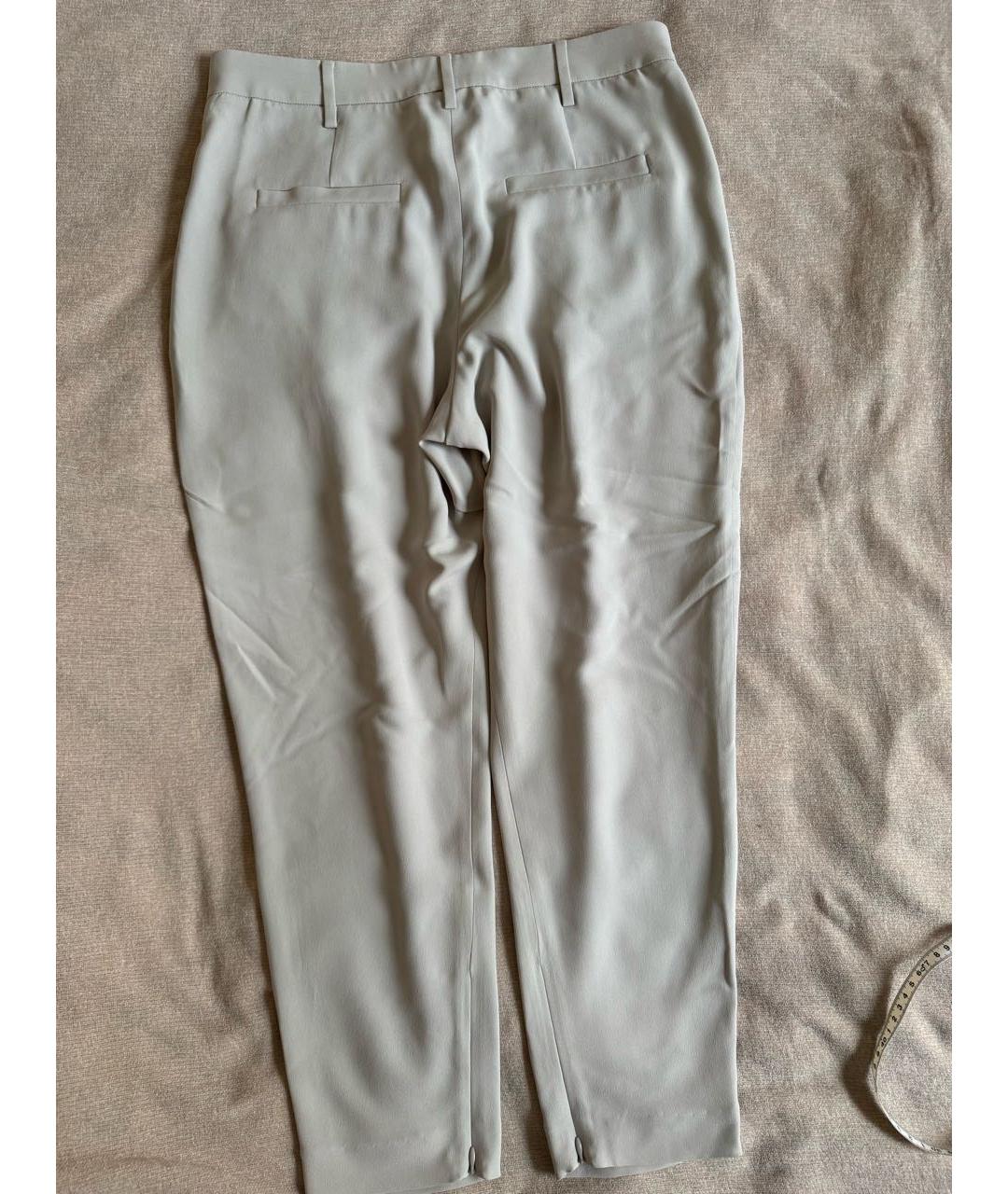 BRUNELLO CUCINELLI Бежевые ацетатные брюки узкие, фото 2