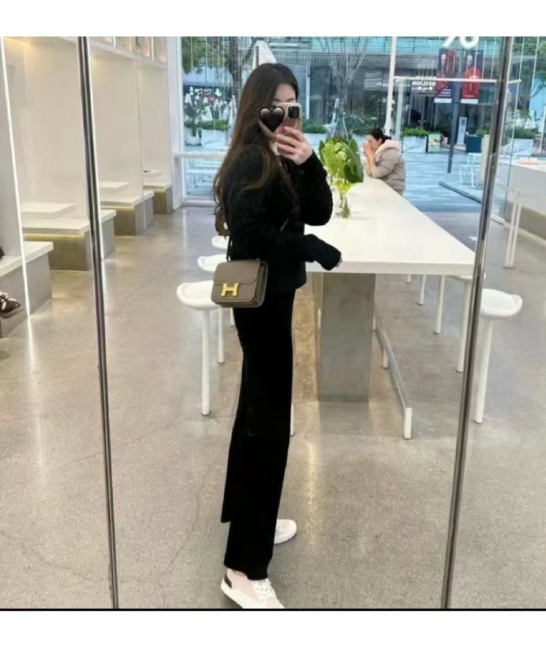 HERMES Бежевая кожаная сумка через плечо, фото 5