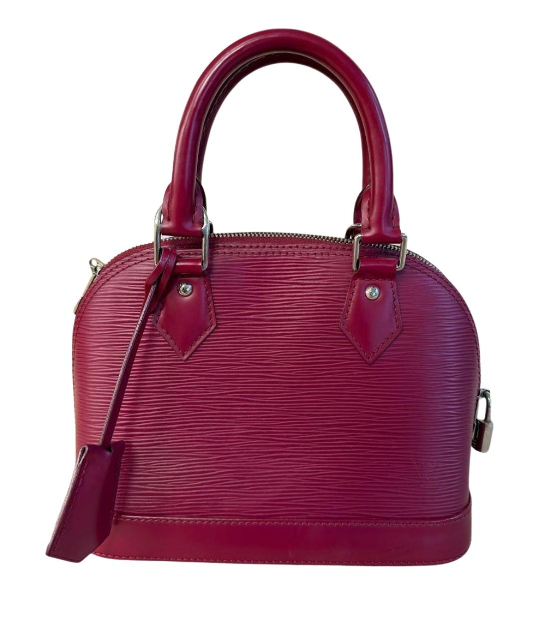 LOUIS VUITTON Розовая кожаная сумка с короткими ручками, фото 1