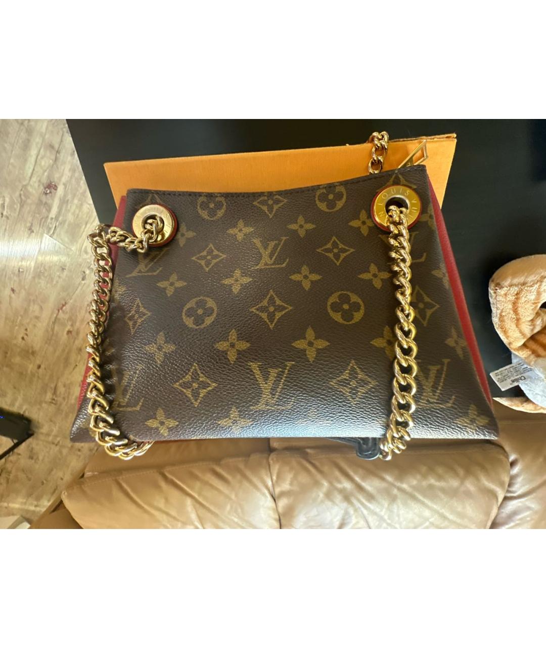 LOUIS VUITTON Коричневая сумка через плечо, фото 3
