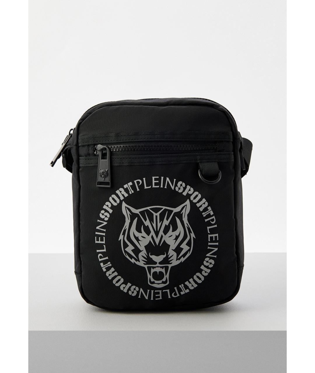 PLEIN SPORT Черная сумка на плечо, фото 10