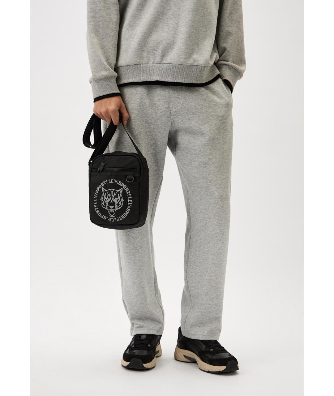 PLEIN SPORT Черная сумка на плечо, фото 8